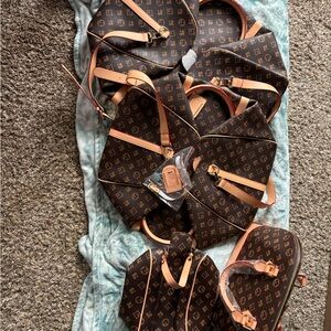 Set of matching weekender luggage